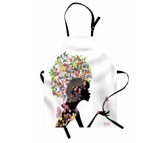 Girl with Flowers Apron