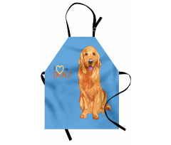 I Love My Dog Apron