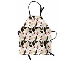 Chinese Plum Pattern Apron