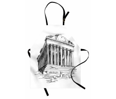 Greek Pantheon Sketch Apron