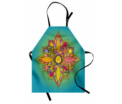 Floral Boho Folk Apron