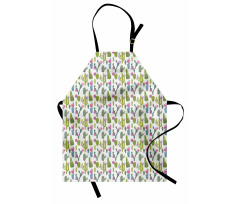 Saguaro Plant Floral Apron