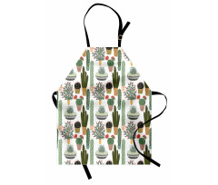 Succulents Flower Pots Apron