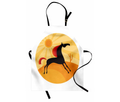 Abstract Animal Desert Apron