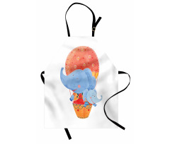 Elephant Hot Air Balloon Apron