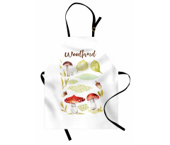 Aquarelle Fungus Nuts Apron