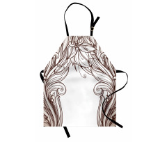 Curving Branches Apron