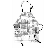 Monochrome Berlin Square Apron