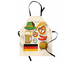 Wheat Beer Pretzels Apron