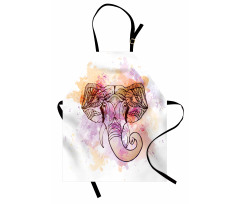 Oriental Wisdom Figure Theme Apron