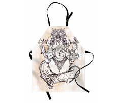 Paisley Zen Chakra Pattern Apron