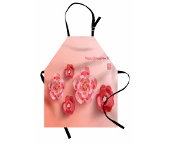 Pink Blossoms Apron