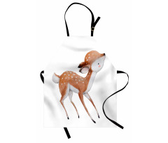 Young Deer and Butterfly Apron