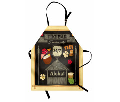 Traditional Tiki Bar Apron