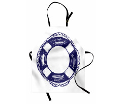 Sketch Life Buoy Apron