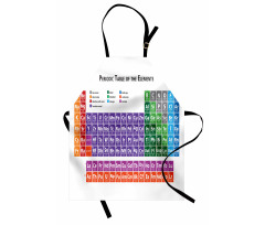 Periodic Table Elements Apron