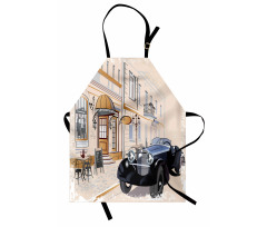 Old School Car Cafe Apron