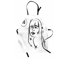 Woman with Stars Apron