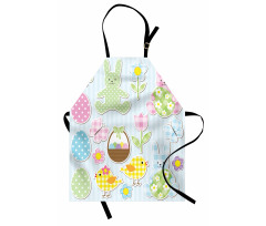 Pale Nursery Bunnies Apron