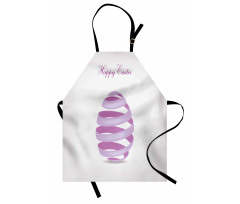 Ornate Ribbon Egg Shape Apron