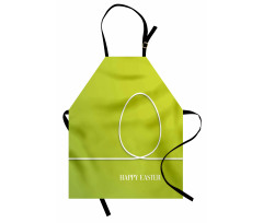 Minimalist Egg Design Apron