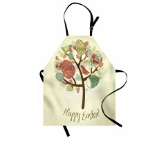 Vintage Spring Foliage Apron