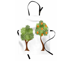 Trees with Leaves Apron