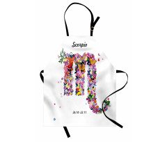 Floral Butterfly Apron