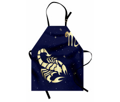 Night Sky Stars Apron