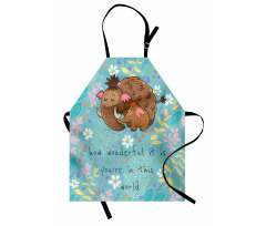 Mothers Day Elephant Apron