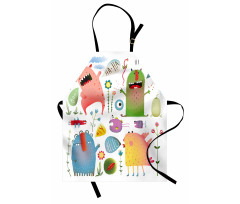 Alien Creatures Apron