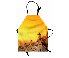 Sunset Santorini Vacation Apron