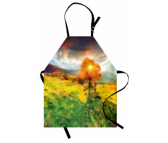 Fall Season Mountains Apron