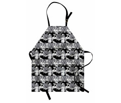 Gentlemen Punk Animals Apron