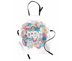 Childish Lettering Apron