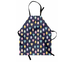 Gemstones Pattern Apron