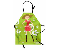 Fashion Teen Girl Apron