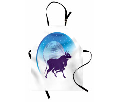 Globe Stars Bull Apron