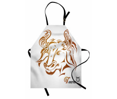 Bull Face Apron