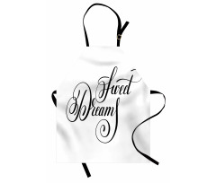 Modern Handwriting Apron