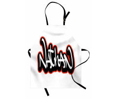 Boys Name Graffito Art Apron