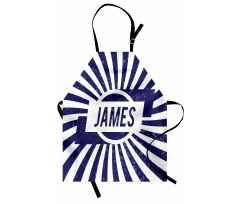 Nautical Grunge Name Apron