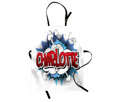 Female Name Cartoon Apron