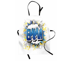 Youthful Teen Comic Book Apron