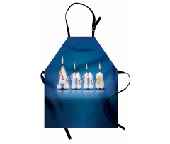 Birthday Candles Name Apron