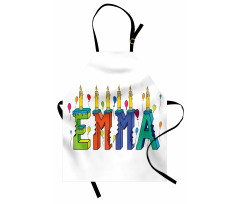 Popular Colorful Name Apron