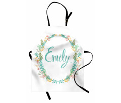 Vintage Leaves Design Apron