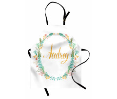 Retro Flourishing Nature Apron