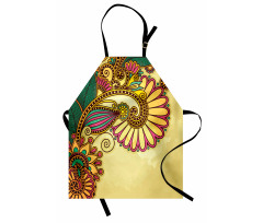 Blooming Colorful Petals Apron