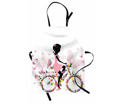 Girl Flower Butterflies Apron